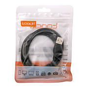 Кабель USB - Lightning TOOCKI TXCL-LB01 2.4A 1м чорний