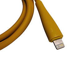 Кабель USB - Lightning TOOCKI TXCL-LB0Y 2.4A 1м жовтий, фото 4