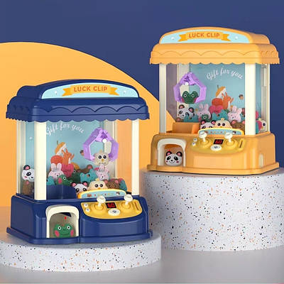 Дитячий розважальний гральний автомат хапайка інтерактивна музична іграшка з електронним табло жетони