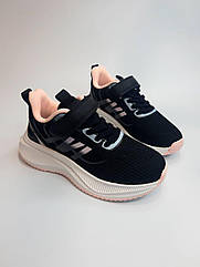 Кросівки для дівчинки Clibee 354 ЕС чорні р.31-36