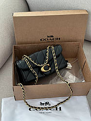 Coach Tabby Shoulder Bag With Pillow Quilting Black Mini[магнітна коробка] 21x10x7
