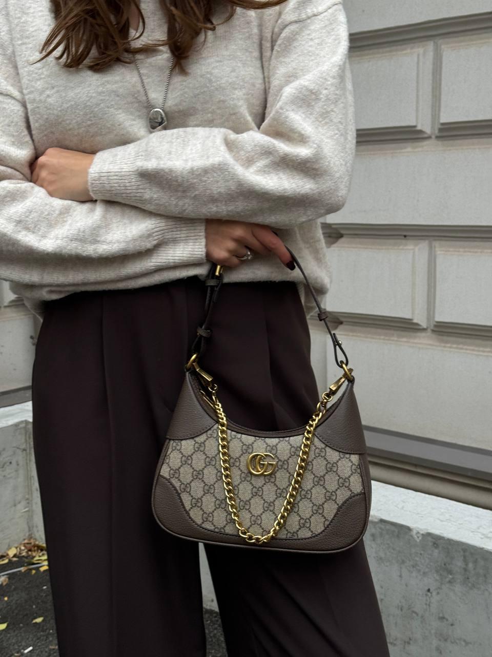 Gucci Aphrodite Small Shoulder Bag Brown [бренд коробка] 25х13х7