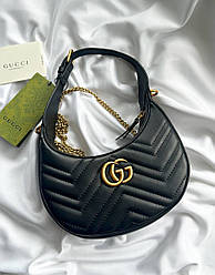 Gucci  Marmont small shoulder bag Black/Gold  [звичайна бренд коробка]