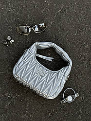 Miu Miu  Wander Matelassé Hobo Bag. [оригінальна брендована коробка] 21х23х7