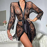 Сексуальний напівпрозорий халат, фото 5