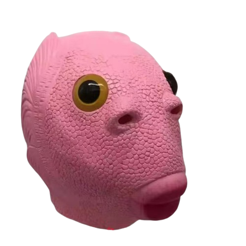 Косплей Маска людини риби рожева Хіт Тік Тока, фото 1