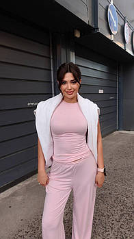 Костюм жіночий спортивний з віскози з коротким рукавом (Норма)