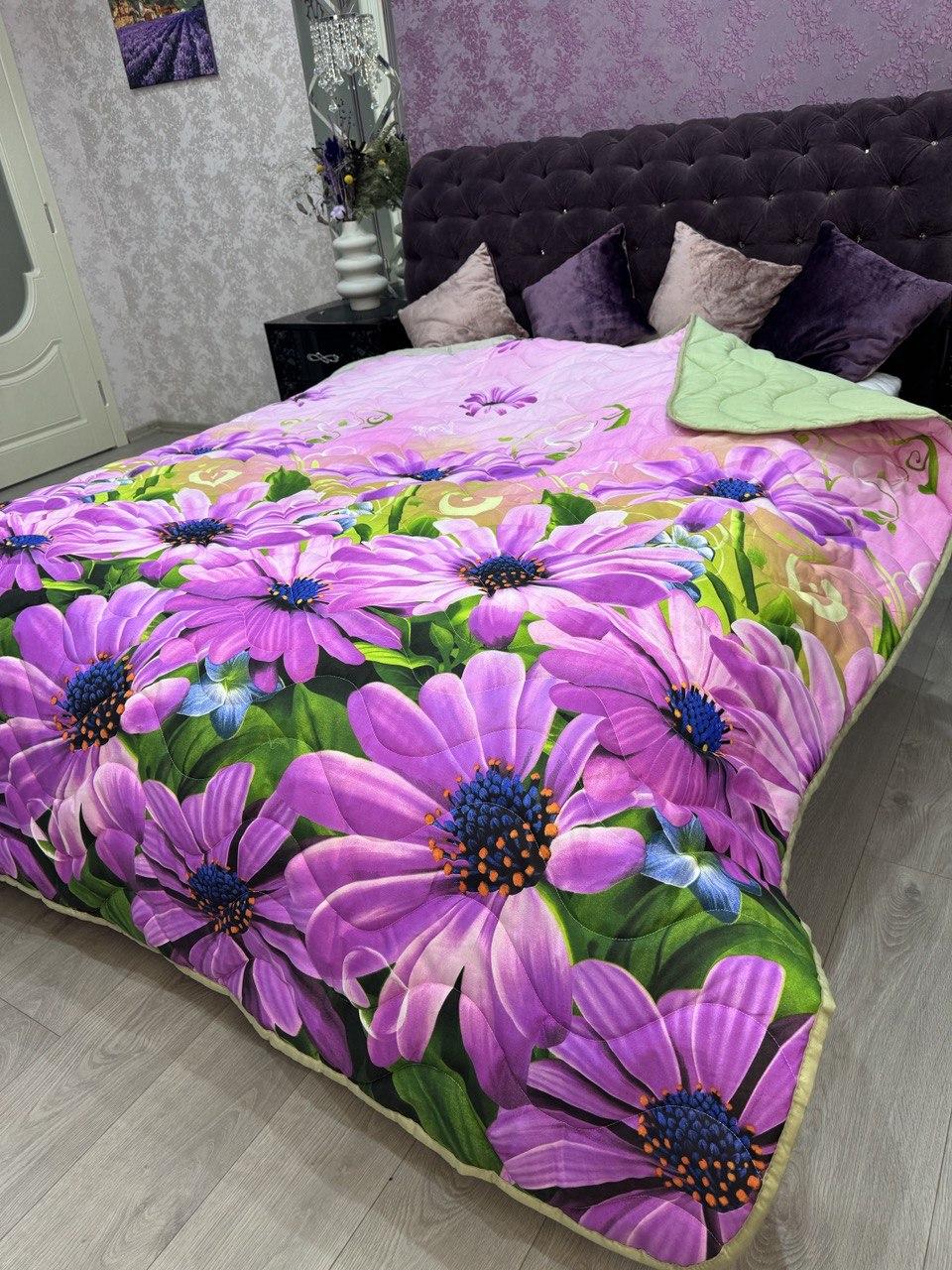 Ковдра-покривало літня в полікотоні 175*210 Ромашки
