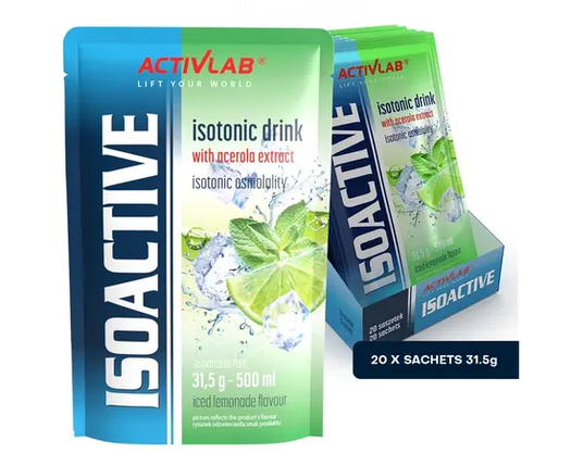 Ізотонік Activlab Isoactive 31,5 g Ice Lemonade, фото 2