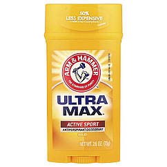 Антиперспірант-дезодорант Arm & Hammer Ultra Max™, Antiperspirant Deodorant Solid, Active Sport 73 g