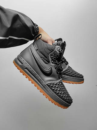 Nike Lunar Force Duckboot Gray-Brown, фото 1