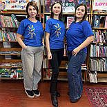 Футболка синя Колоски на колектив 01.20.19, фото 6