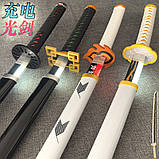 Катана Клинок, що розсікає демонів Танджиро Demon Slayer Tanjiro 103 см декоративна з підсвічуванням, фото 10