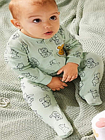 Дитячий бавовняний чоловічок на кнопках Вінні-Пух для хлопчика Disney baby