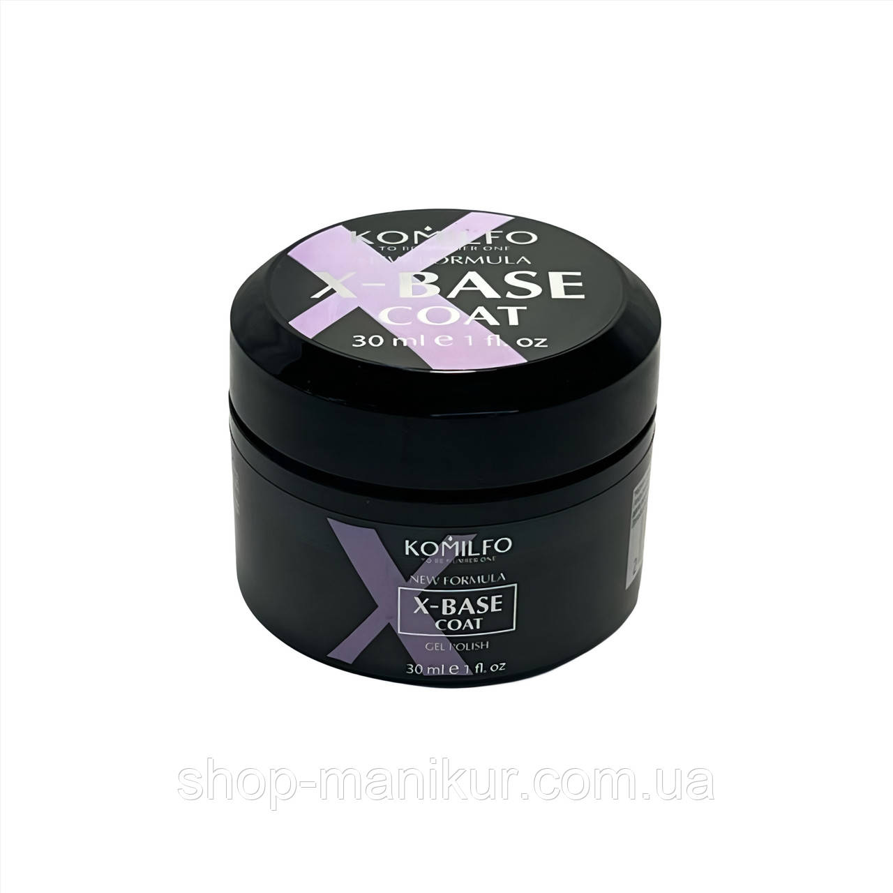 БАЗА KOMILFO X-BASE COAT - БАЗА ДЛЯ ГЕЛЬ-ЛАКУ, 30 МЛ (БЕЗ ПЕНЗЛИКА)