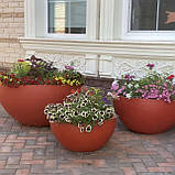 Бетонні вазони "Верона" кашпо для квітів, кущів та дерев, для вулиці, саду, дачі та тераси, фото 7