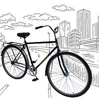 Дорожній 28 Лелека Харків (посилена спиця 3 мм) чоловічий міський Україна заводський велосипед дорожник