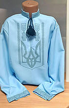 Пошита заготівля вишиванки для хлопчика № 034-ПХС