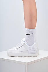 Nike Air Force 1 SHADOW White (БРАК, поріз)