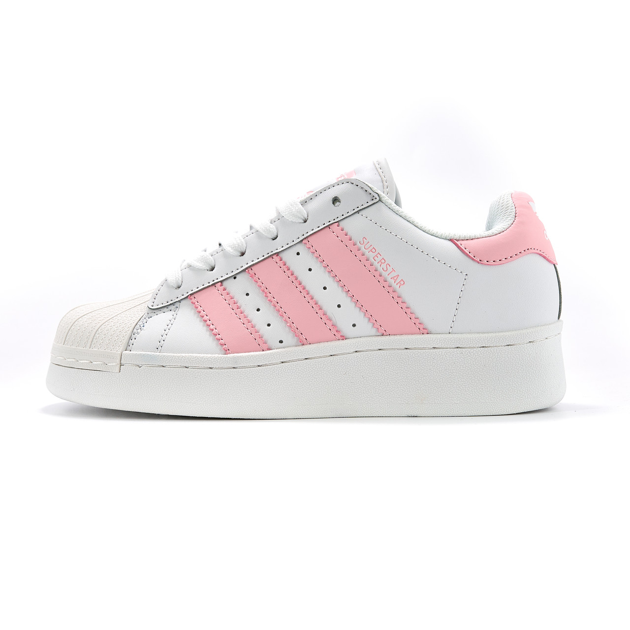 Adidas Superstar Platform White Pink 36