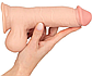 Фалоімітатор з ефектом рухомої шкіри Nature Skin Dildo With Movable Skin, 20х4,9 см., фото 9