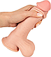 Фалоімітатор з ефектом рухомої шкіри Nature Skin Dildo With Movable Skin, 20х4,9 см., фото 2