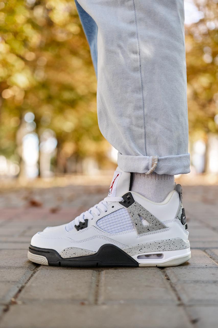 Nike Air Jordan Retro 4 White Cement 36
