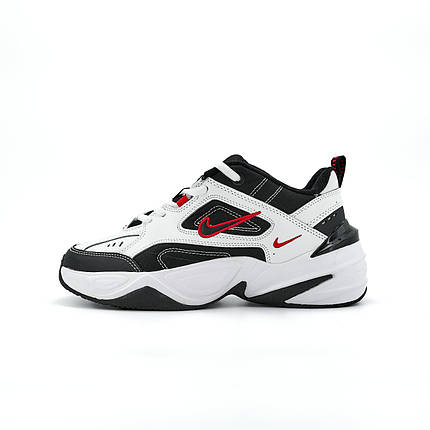 Nike M2K Tekno Black White «Red Logo» 36, фото 2