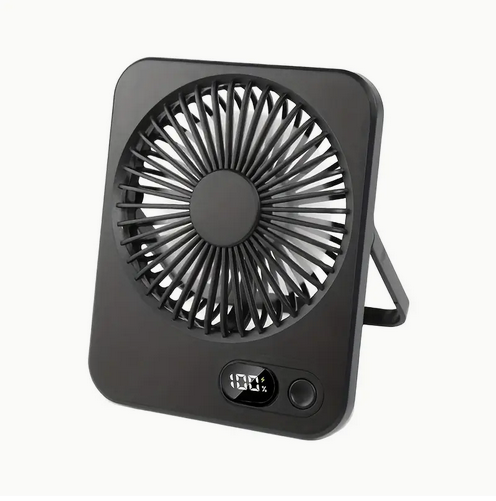 Вентилятор портативний акумуляторний USB Fan F10B чорний