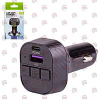 FM модулятор C51 USB/MP3/12-24В/USB Type C заряджання 3,1А PD 30W/Bluetooth