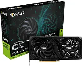 Palit GeForce RTX 4060 Ti Dual OC 8GB (NE6406TT19P1-1060D) Відеокарта
