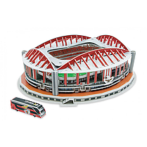 Пазли 3D футбольний стадіон Da Luz, Benfica, тривимірний конструктор-головоломка для дітей, із 84 пазлів, фото 6