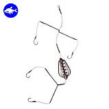 Рибальська снасть монтаж «Два коромисла» (Годівниця «Кавун» 20, 25, 30, 35, 40, 45, 50 г), фото 2