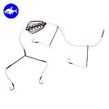 Рибальська снасть «Два відвода з коромислом» (Годівниця «Кавун» 20, 25, 30, 35, 40, 45, 50 г), фото 2