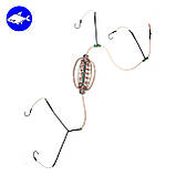 Рибальська снасть «Два відвода з коромислом» (Годівниця «Кавун» 20, 25, 30, 35, 40, 45, 50 г), фото 3