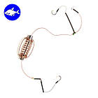 Рибальська снасть «Два гачки» (Годівниця «Кавун» 20, 25, 30, 35, 40, 45, 50 г)