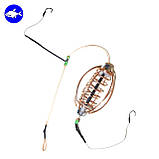 Рибальська снасть «Два гачки» (Годівниця «Кавун» 20, 25, 30, 35, 40, 45, 50 г), фото 4