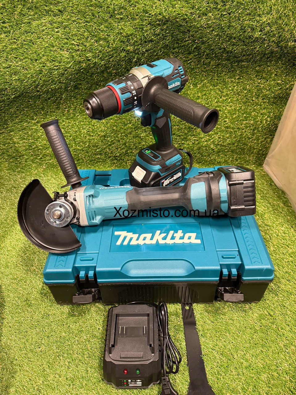 Набір 2в1 АКБ Makita 36V (Шурупокрут-дриль DTW486 + Болгарка 9237CB) Набір 2в1 Макіта