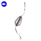 Рибальська снасть монтаж «Один гачок» (Годівниця «Кавун» 20, 25, 30, 35, 40, 45, 50 г), фото 2