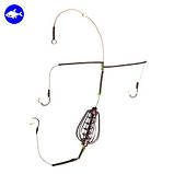 Рибальська снасть «Подвійне відведення» (Годівниця «Кавун» 20, 25, 30, 35, 40, 45, 50 г), фото 2