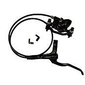 Гальмо гідравл. дискове MT200 переднє з адаптером (ліва ручка BL-MT200, каліпер, гідролінія 700мм)