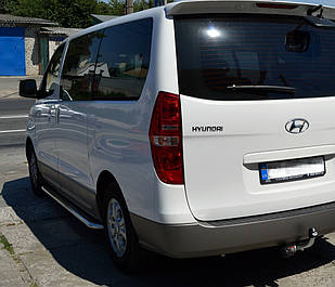 Пороги площадки Premium 2 шт нерж Hyundai H100 2007-