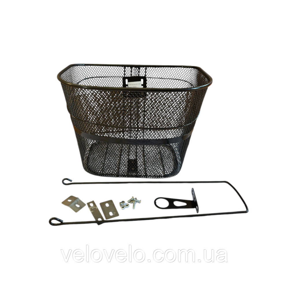 Кошик передній CK-84 35 x 25 x 24 см чорний з кріпленням