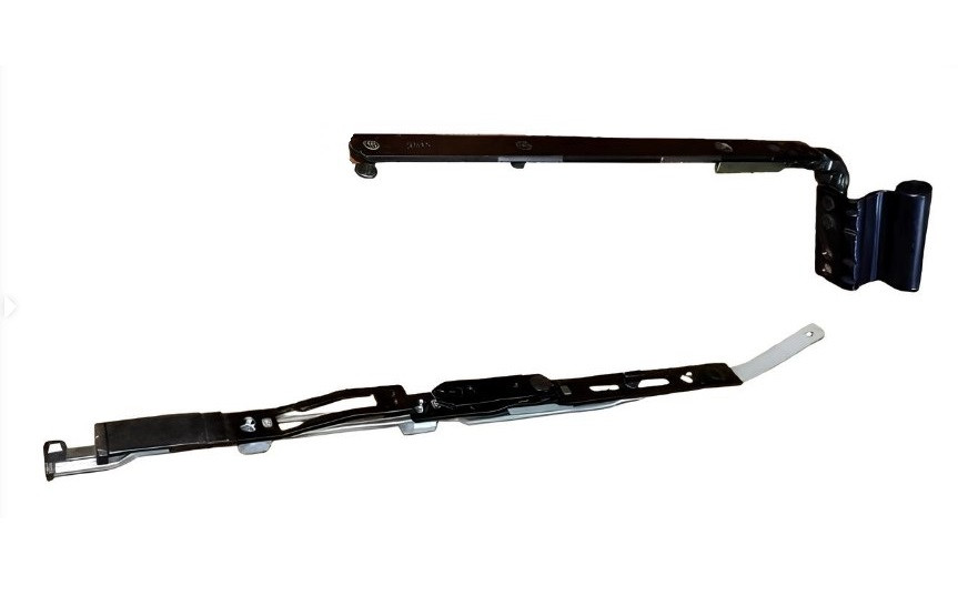 Важіль ножиць для косих вікон 220 RS права стулка фурнітура Schuco VarioTec Design чорний 254168, фото 1