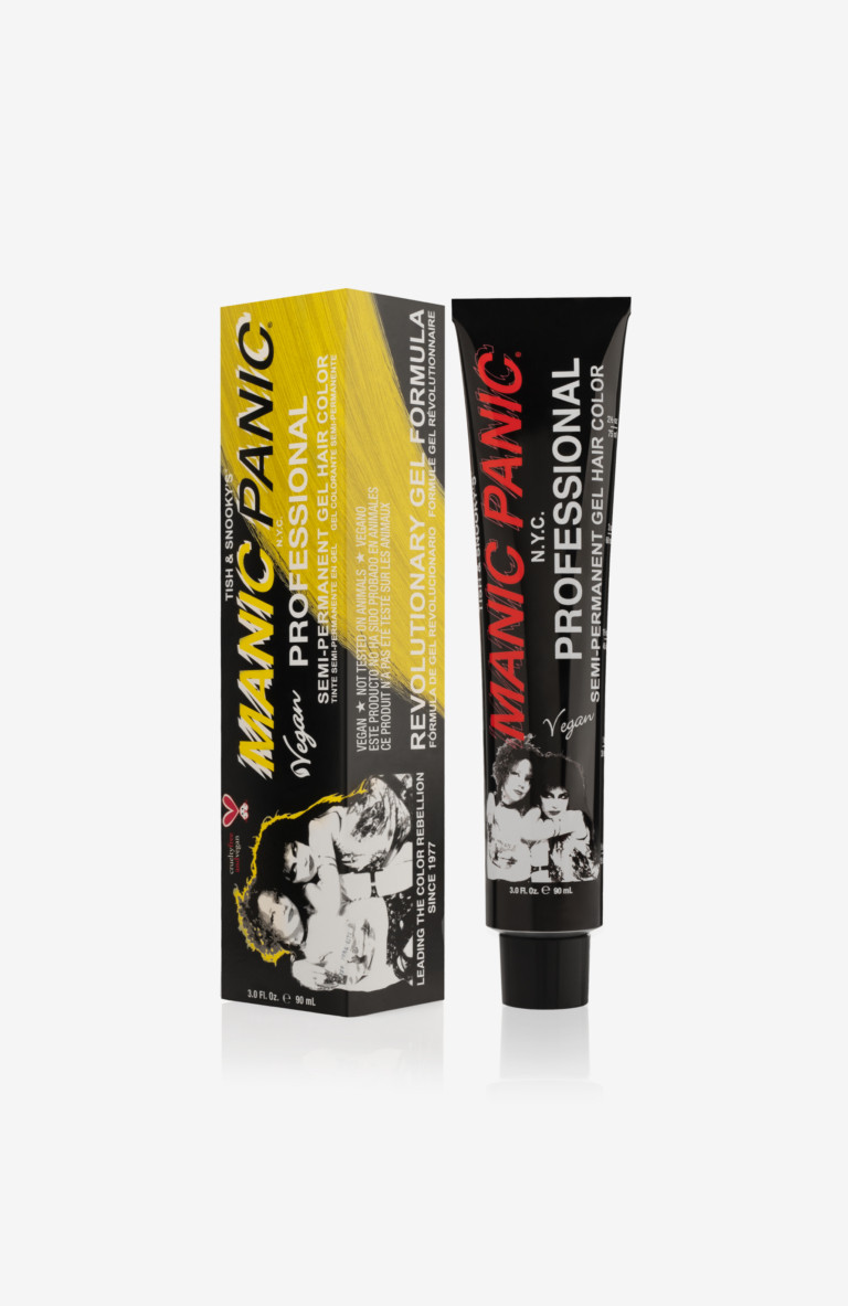 Manic Panic Professional Solar Yellow Напівперманентний професійний прямий, 100% веганський фарбник насичено жовтого відтінку 90мл