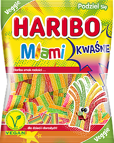 Желейні цукерки Haribo Miami Kwasne 160g