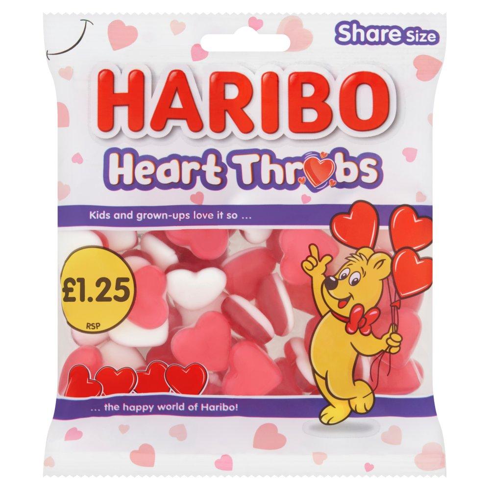 Желейні цукерки Haribo Heart Throbs Strawberry Fruit Flavour 140г