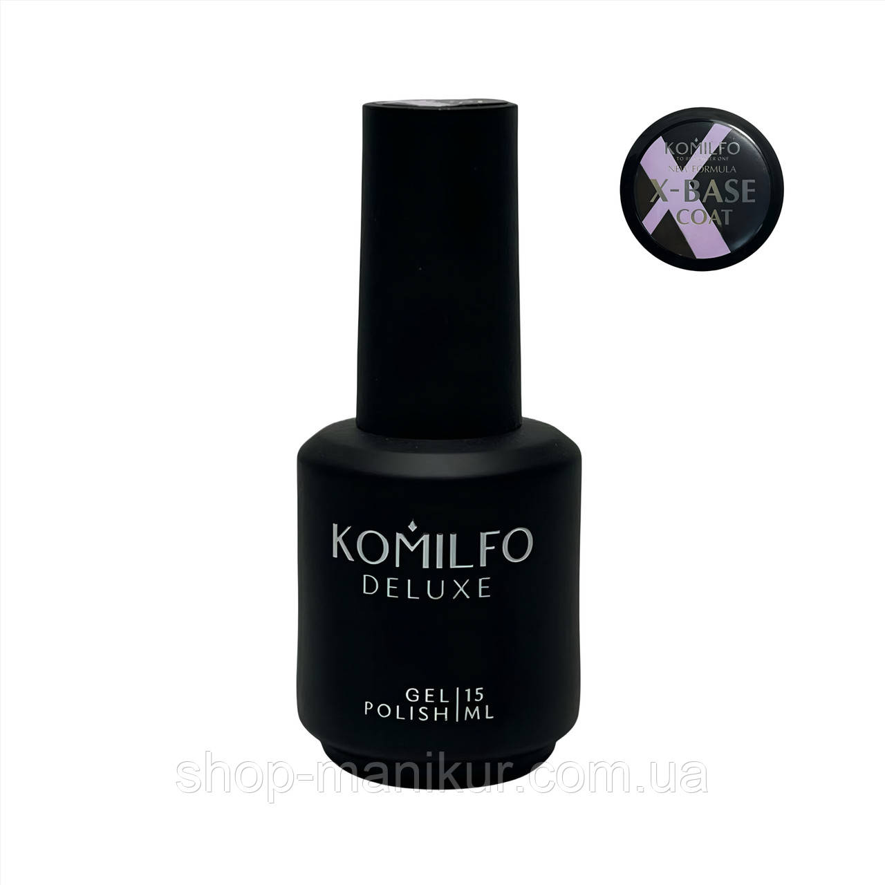 БАЗА KOMILFO X-BASE COAT - БАЗА ДЛЯ ГЕЛЬ-ЛАКУ, 15 МЛ