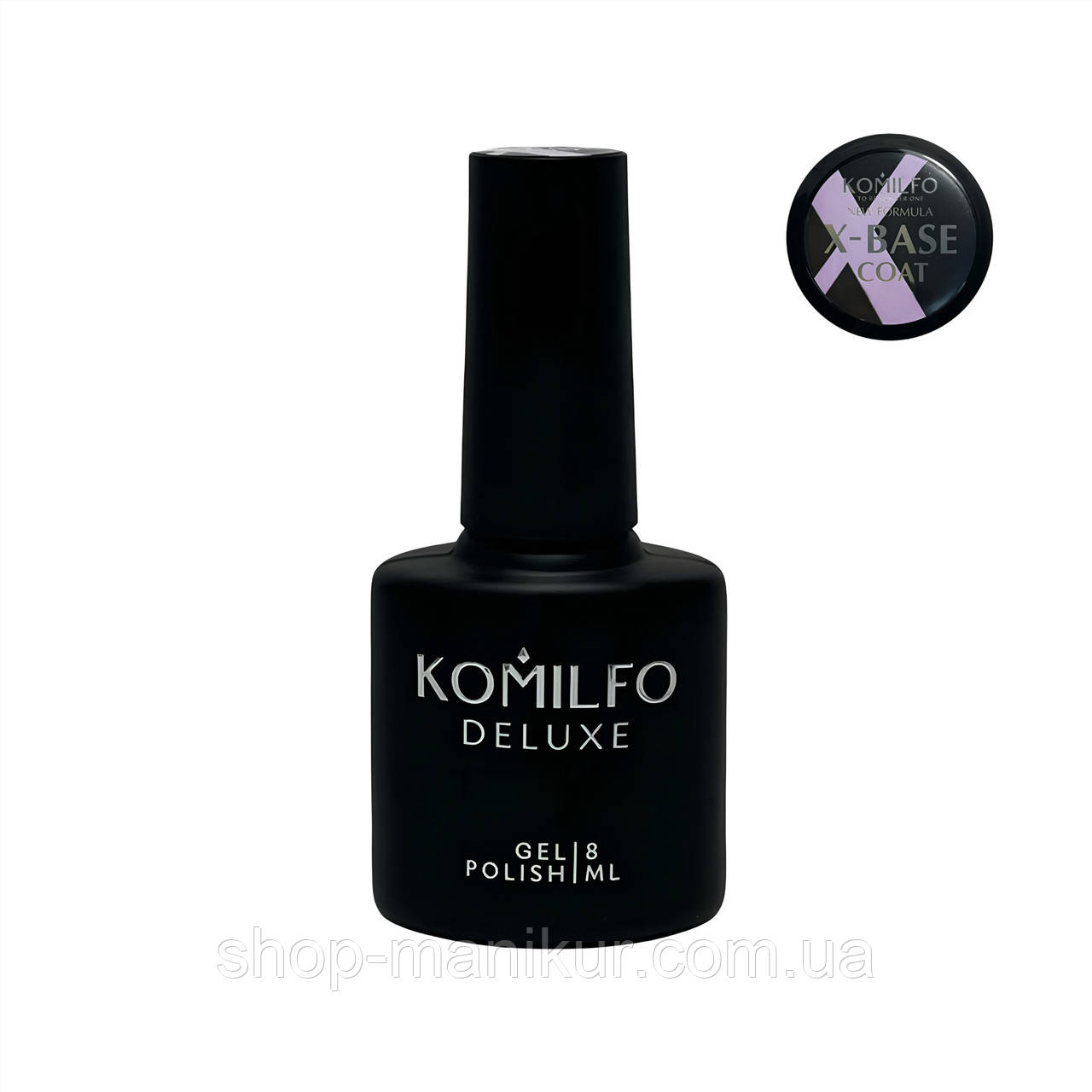 БАЗА KOMILFO X-BASE COAT - БАЗА ДЛЯ ГЕЛЬ-ЛАКУ, 8 МЛ