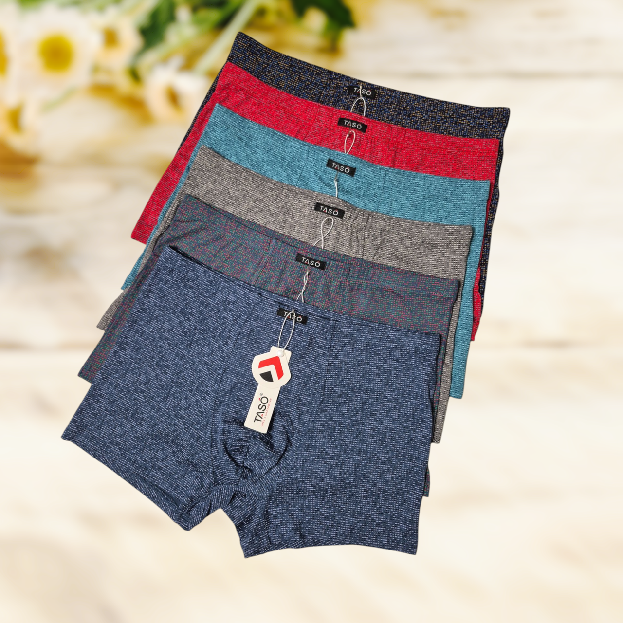Чоловічі труси боксери Taso модал 1шт  Розмір L XL 2XL 3XL 4XL, фото 1